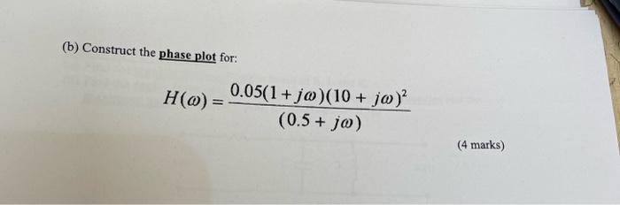 Question 4 10 Marks A The State Variable Model For A Certain Circuit Is Given Below Obtain The Transfer Function 2