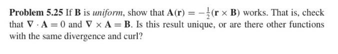 Problem 5 25 If B Is Uniform Show That A R R B Works That Is Check That V A 0 And V X A B Is This Result 1