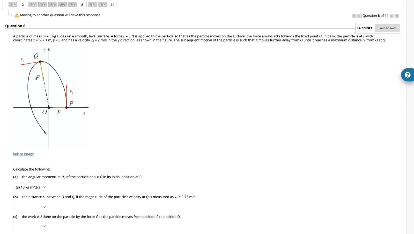 10 30 174 50 5m 70 8 90 100 A Moving To Another Question Will Save This Response Question 8 Of 11 Question 8 14 Po 1