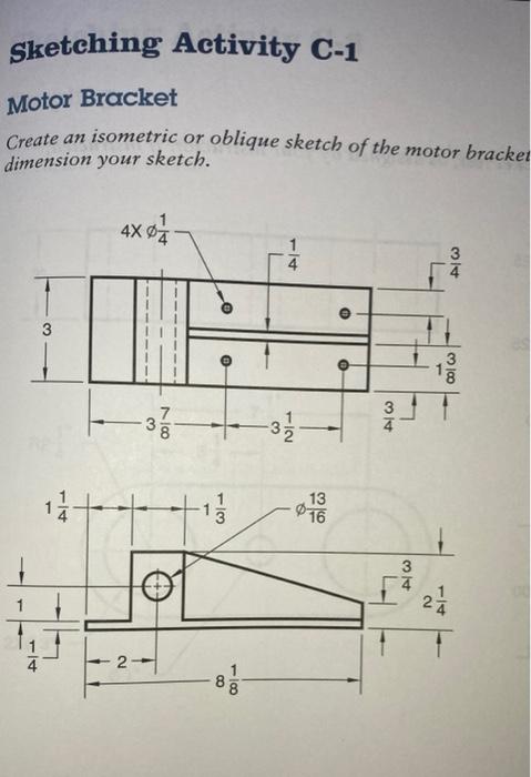 Only Place Dimensions On The Third Angle View Drawings 1