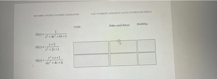 Mchoo Control Systems Laboratory Code 1 G S 45 68 1 5 2 G S 3 25 1 S 5 1 G S S S 45 1 Lab Stability And Boot 1