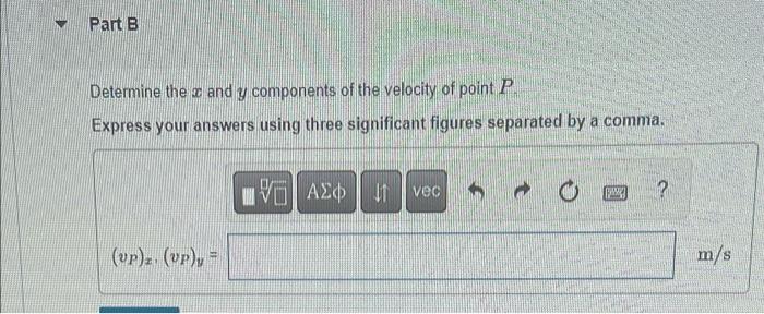The Similar Links Ab And Cd Rotate About The Fixed Pins At A And C Ab Has An Angular Velocity Wab 7 Rad S Figure 1 4