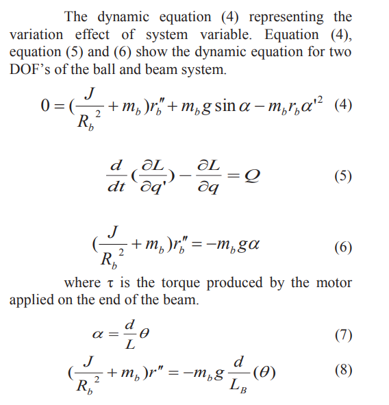 We Want To Get State Space Equation From Langrange Eq And Transfer Function Of The System We Want To Get State Space E 3
