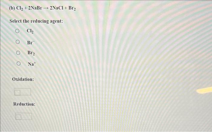 Be Sure To Answer All Parts For The Complete Redox Reactions Given Here Write The Half Reactions And Identify The Oxid 2