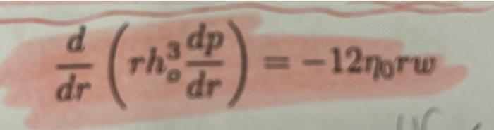 Problem Three 20 Points Derive The Expression For The Pressure Distribution For The Normal Squeeze Film Bearing Shown 2