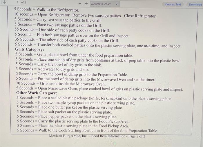 Mexican Burgermac Inc Copyright 2022 By Robert Wayne Atkins P E Learning Modules One Two Three And Four Mexican 4