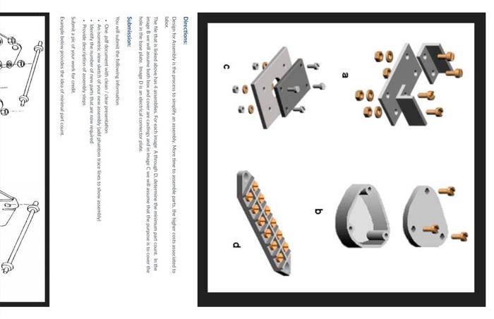 00 Sa 20 B D Directions Design For Assembly Is The Process To Simplify An Assembly More Time To Assemble Parts The Hi 1
