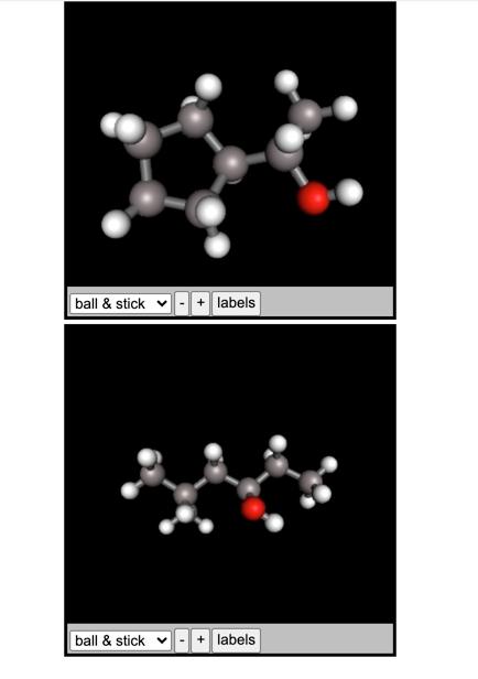 Give Iupac Names For The Following Compounds Red Molecule Is Oxygen 1