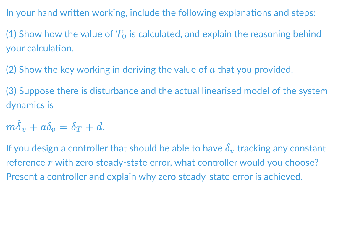A Simplified Aircraft Model Relating Airspeed V T M S With Thrust T T Nat Cruising Altitude Is Mi F V T Where M 2