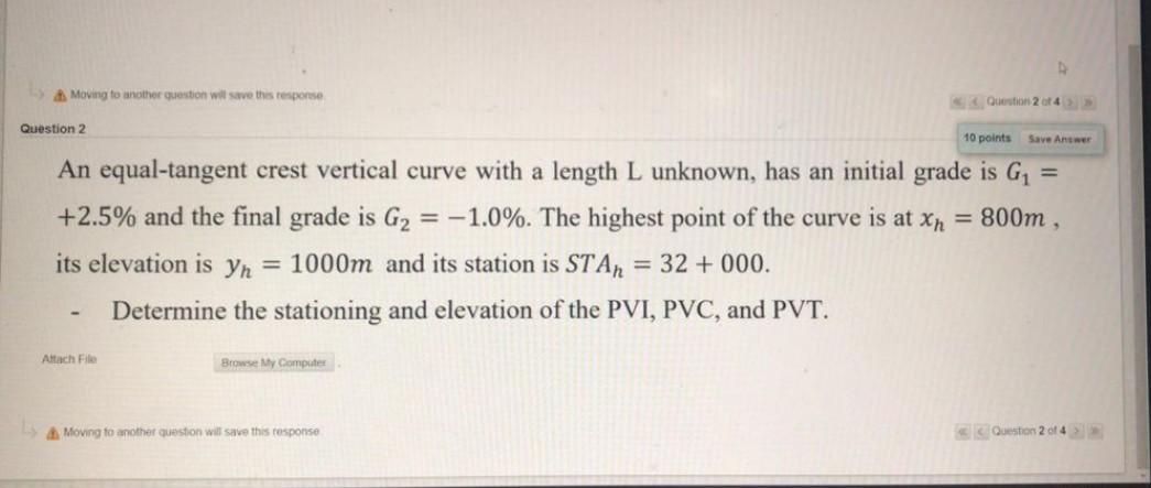 D Moving To Another Question Will Save This Response Question 2 Of 4 Question 2 10 Points Save Answer An Equal Tange 1