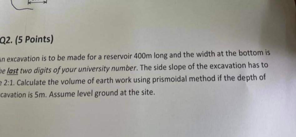 Assume The Clear Span Is Your Last Four Digits Of University Number For The Given Beam Find The Following 1 Volume Of 2