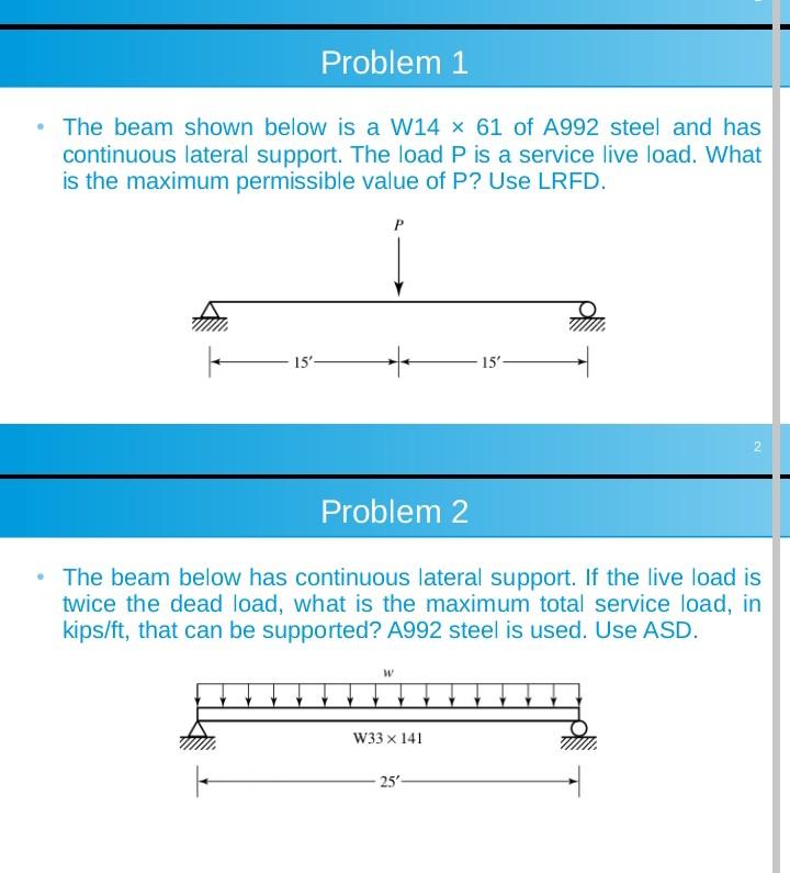 Steel Design Solve The Problem Use Nscp 2015 1