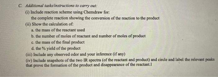 Banana Oil Lab 6 Assumed Data Results A Assume That You Performed The Experiment In The Lab And Obtained The Followi 2