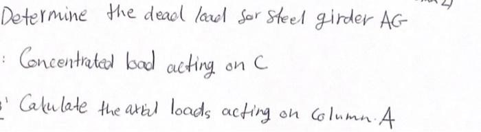 Girder 2 280004 22 E Steel Floor Gh Beam A 1700m 2 W Hb D 3 At L1 21 F Hh3 Determine The Dead Load For Steel Gir 3