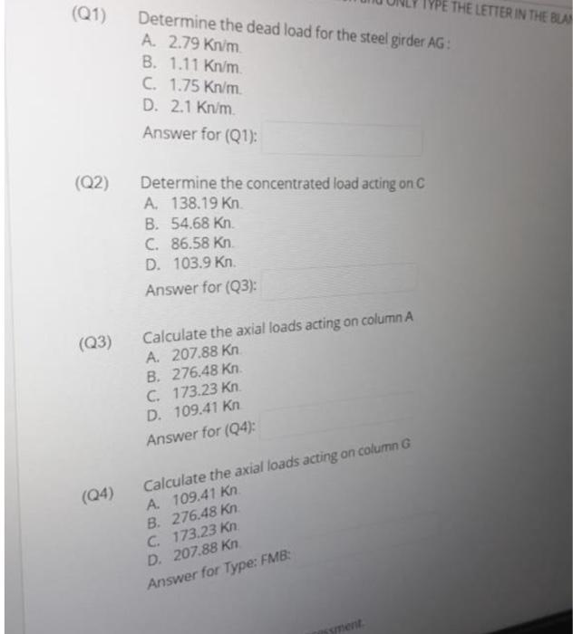 Girder 2 280004 22 E Steel Floor Gh Beam A 1700m 2 W Hb D 3 At L1 21 F Hh3 Determine The Dead Load For Steel Gir 6