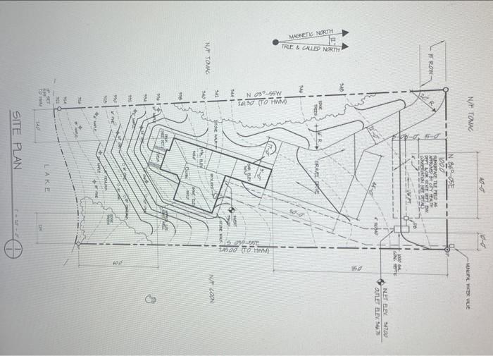 C Answer Each Of These Questions About The Lake House 1 How Many Cubic Yards Of Concrete Are Required For The Concret 2