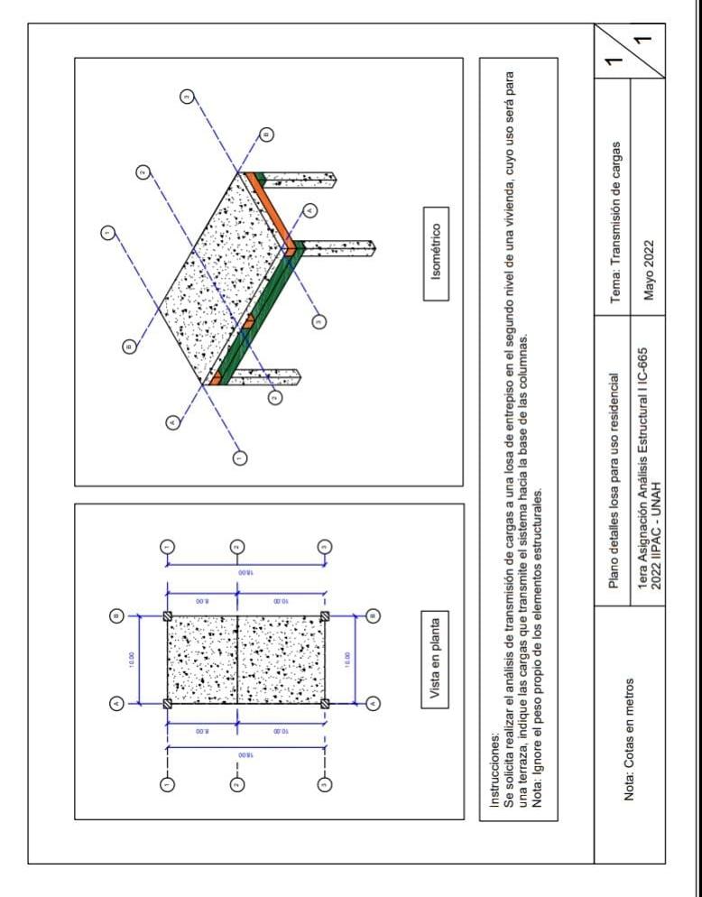 We Request The Analysis Of Load Transmission To A Floor Slab On The Second Level Of A House Which Will Be Used For A Ter 1