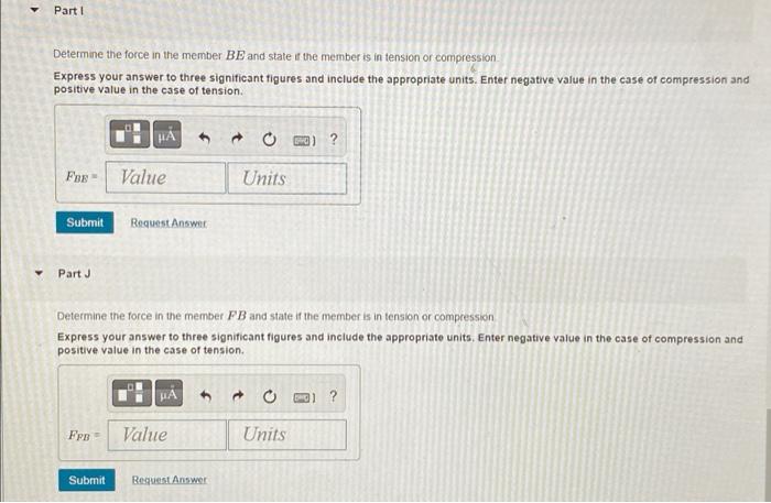 Problem 3 5 Consider The Truss Shown In Eigure 1 Suppose That F 7 5 Kn Assume All Members Are Pin Connected Figure 3 6
