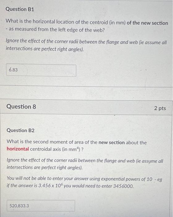 Part B There Are 3 Questions In This Part Refer To Your Email From Tim Which Defined Values Of The Different Variables 2