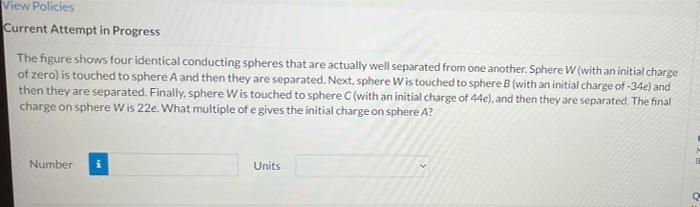 Current Attempt In Progress In The Figure The Particles Have Charges Q1 92 878 Nc And 93 94 96 1 Nc And Distance A 4 4