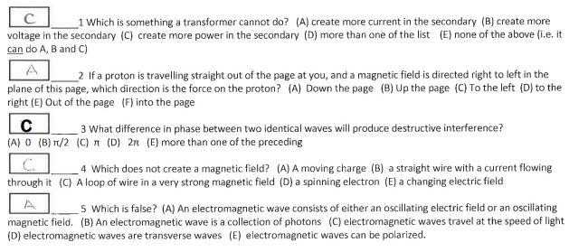 1 Which Is Something A Transformer Cannot Do A Create More Current In The Secondary B Create More Voltage In The Se 1