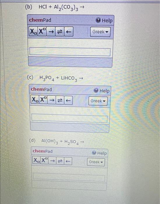 Q1 Balance These Chemical Equations Use The Lowest Possible Whole Number Coefficients 5