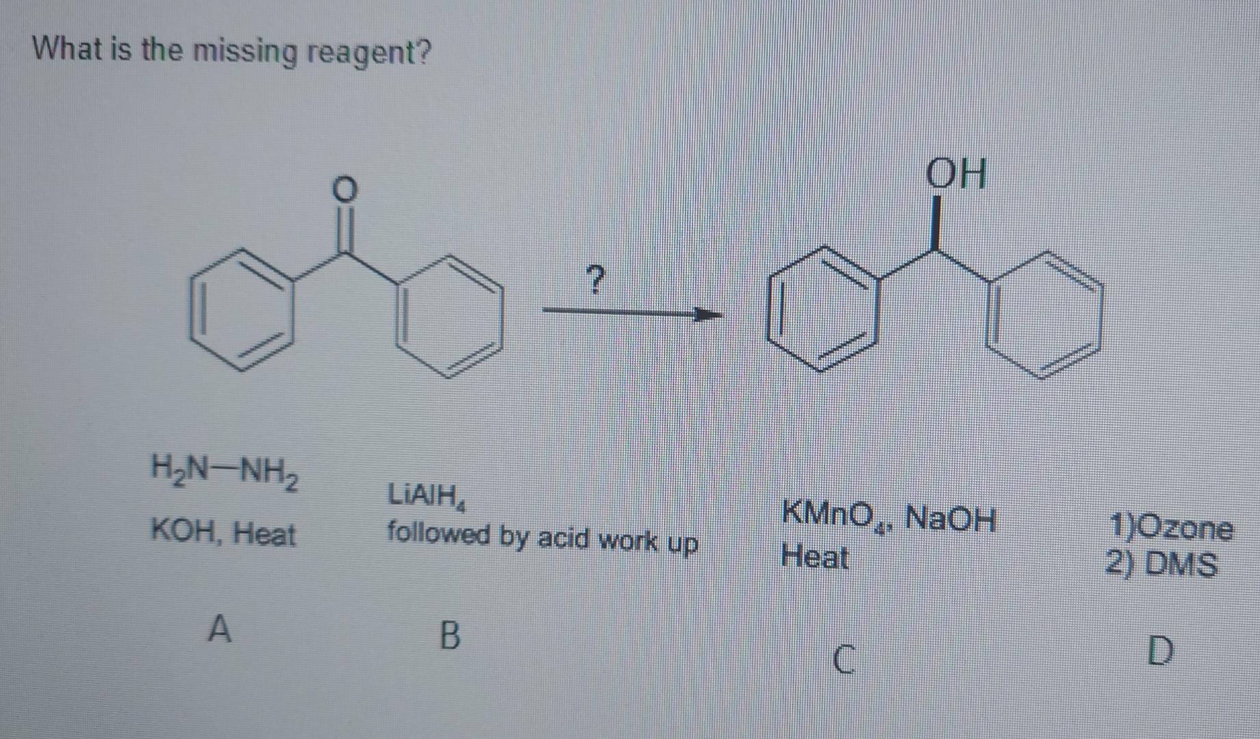 Predict The Product Of The Following Reaction Ch Culi Acid Workup Oh F What Is The Missing Reagent Oh O Hn Nh 2