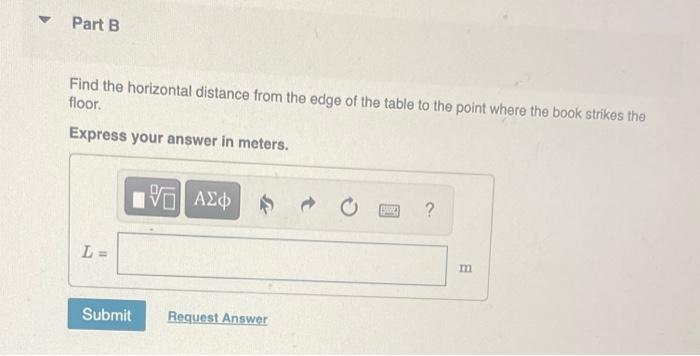 A Physics Book Slides Off A Horizontal Tabletop With A Speed Of 4 00 M S It Strikes The Floor In 0 550 S Ignore Air Re 3