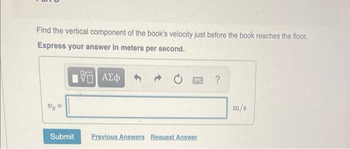 A Physics Book Slides Off A Horizontal Tabletop With A Speed Of 4 00 M S It Strikes The Floor In 0 550 S Ignore Air Re 5