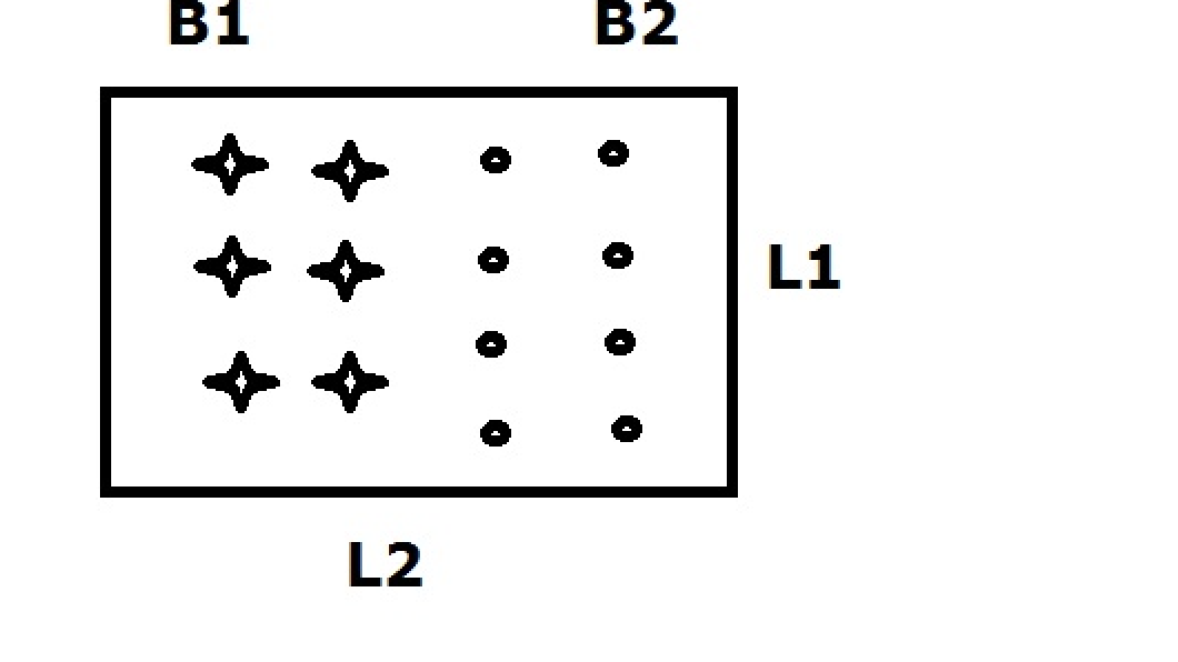 What Is The Magnetic Flux Through The Loop Shown Below L1 20 Cm L2 40 Cm B1 2 0 T B2 1 0 T 1
