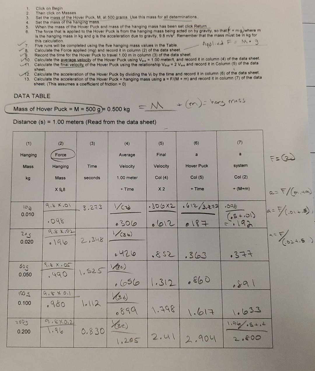 Please Double Check My Work Not Sure If I M Following Doing This Correctly I M Assuming M Is The Initial Mass Of The P 1