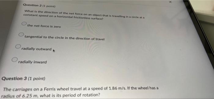 The Above Diagram Shows A Disk Which Is Spinning Counter Clockwise At A Constant Speed A Wad Of Gum Is Stuck To The Sur 2