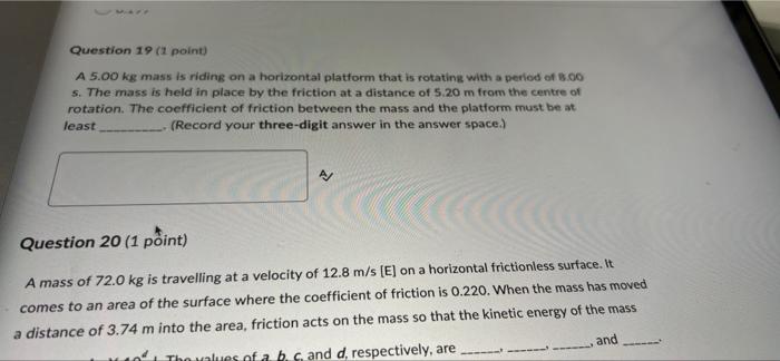 Which Of The Following Calculations Is Affected By Your Choice Of A Reference Point 1 Kinetic Energy Ii Gravitational 7