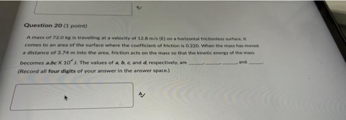 Which Of The Following Calculations Is Affected By Your Choice Of A Reference Point 1 Kinetic Energy Ii Gravitational 8