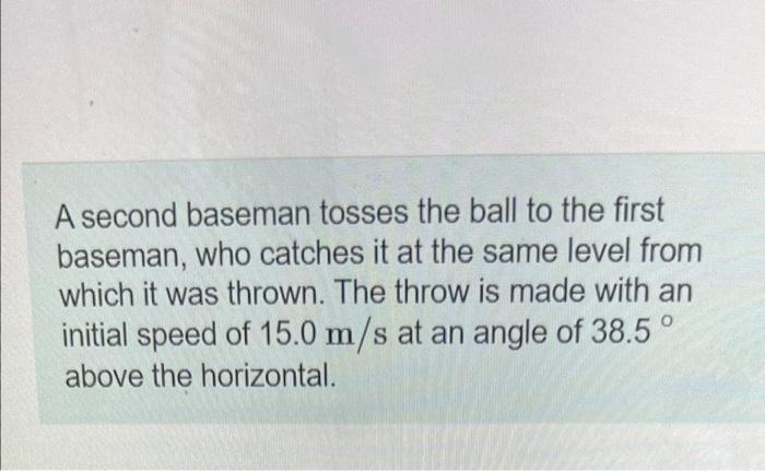 A Second Baseman Tosses The Ball To The First Baseman Who Catches It At The Same Level From Which It Was Thrown The Th 1