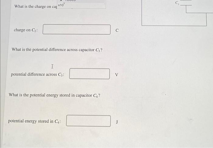 Four Capacitors Are Arranged In The Circuit Shown In The Figure The Capacitors Have The Values C 28 5 Uf C 45 5 2