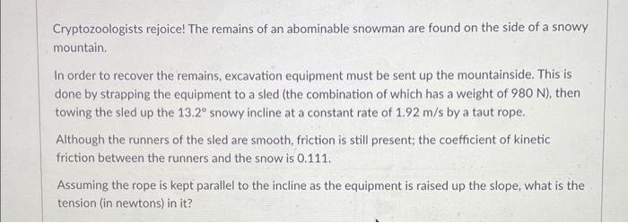 Cryptozoologists Rejoice The Remains Of An Abominable Snowman Are Found On The Side Of A Snowy Mountain In Order To Re 1
