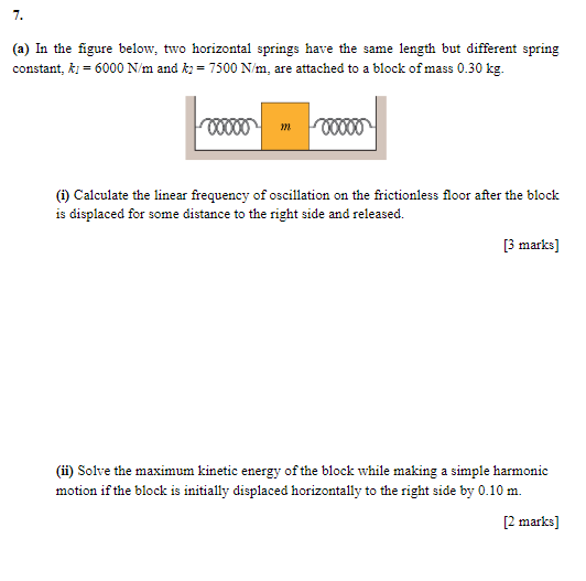 Question 7 A 1