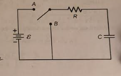 A Battery With 9v Is Hooked Up To The Following Circuit The Capacitor Is Initially Discharged A The Switched Is Tu 1