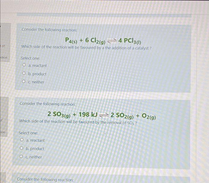 D In Le Chater S Principle Attemp Microsoft Word Lechado 1375779cmid 54794 2 So3 G 198 Kj Which Side Of The Reaction 10