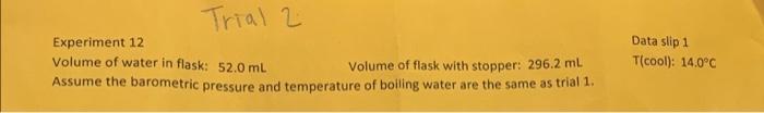 The General Gas Law Objectives 1 To Measure The Volume Temperature And Pressure Of Gases 2 To Apply Dalton S Law 3 3