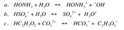Given The Following Reactions Identify The Conjugate Acid Base Pairs 1