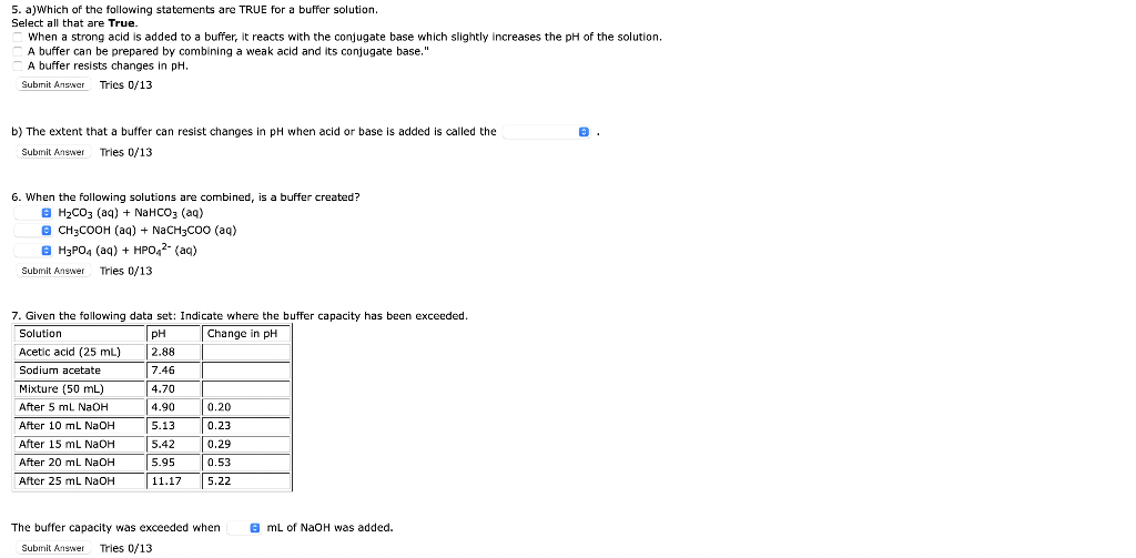 A 25 0 Ml Sample Of An Unknown Acid In Water Is Titrated With 0 1 M Naoh Aq And Resulted In The Following Data Note 4