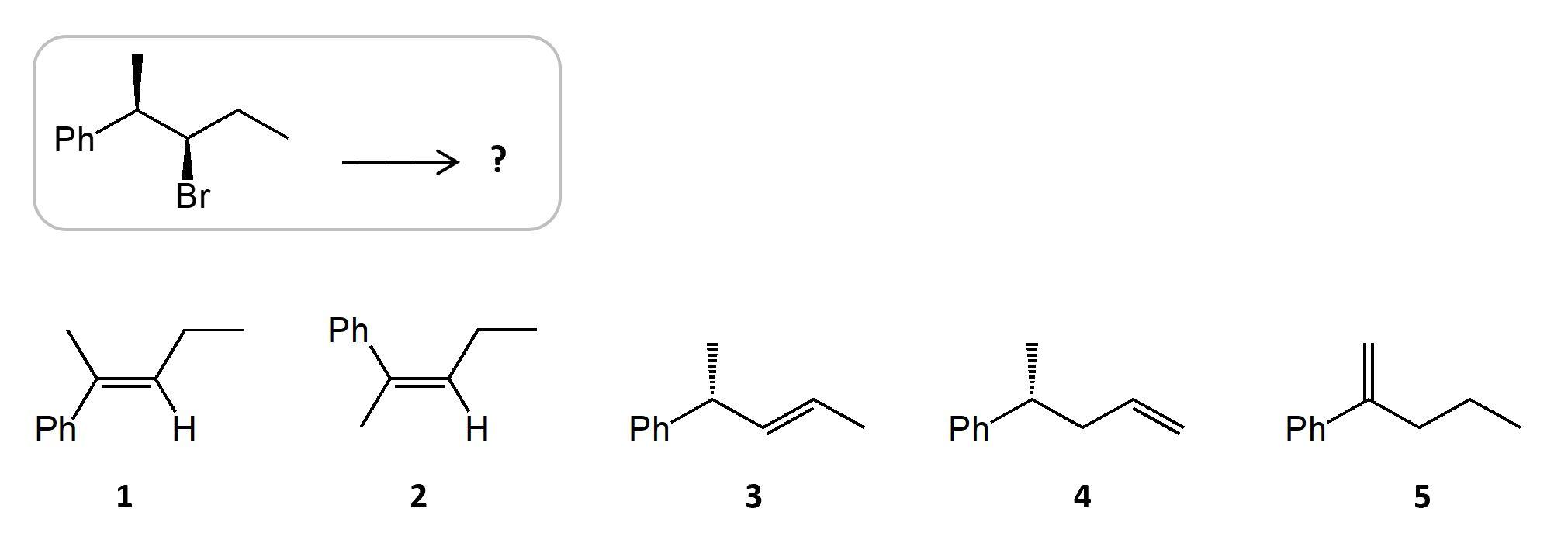 1 What S The Major Product In The Following E2 Reaction 2 What S The Major Product In The Following Reaction 3 What 1