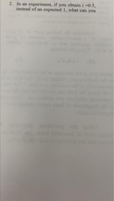 2 Give An Example Of A Solution Containing An I 3 A Solution Containing An I 4 2 In An Experiment If You Ob 3