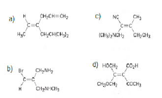 Assign E And Z Descriptors To The Following Compounds Justify 1