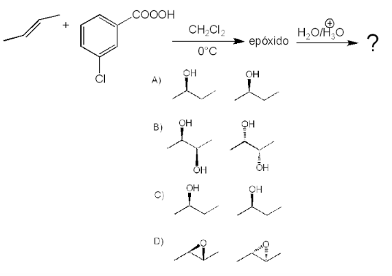 What Would Be The Products Of The Opening In Acid Conditions Of The Epoxide Of Trans 2 Butene 1