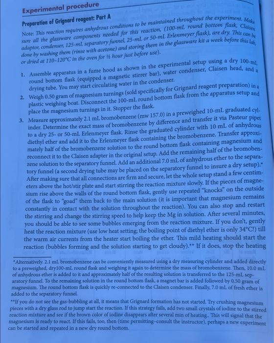 The Procedure And Questions Are Pictured 1