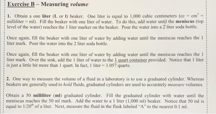 Laboratory 1b Worksheet Exercise A Measurement Of Distance Laboratory Width M Calculate Approximate Area Width M X 5