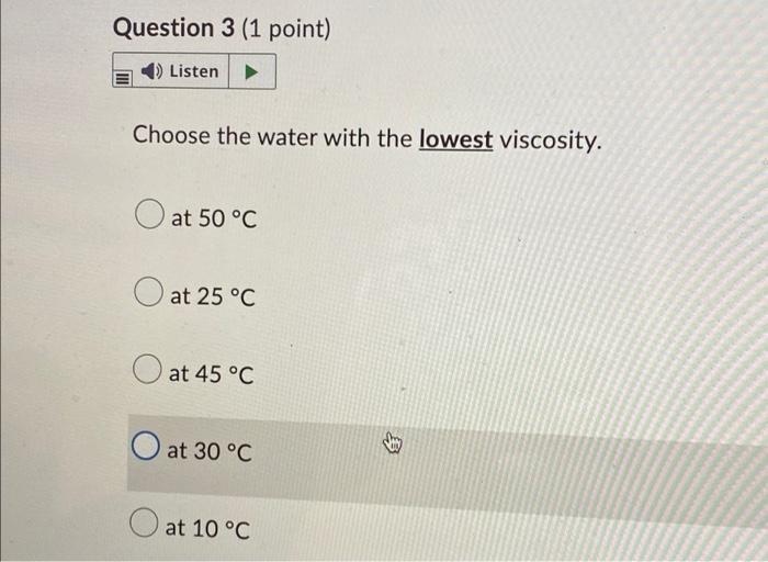 Question 1 1 Point 4 Listen The Vapor Pressure Of Liquid Chloroform Chcl3 Is 500 0 Torr At 25 1 C And 300 0 Torr A 4